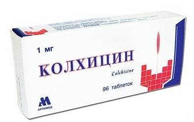 Колхицин от подагры