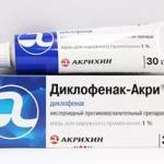 использование мази диклофенак